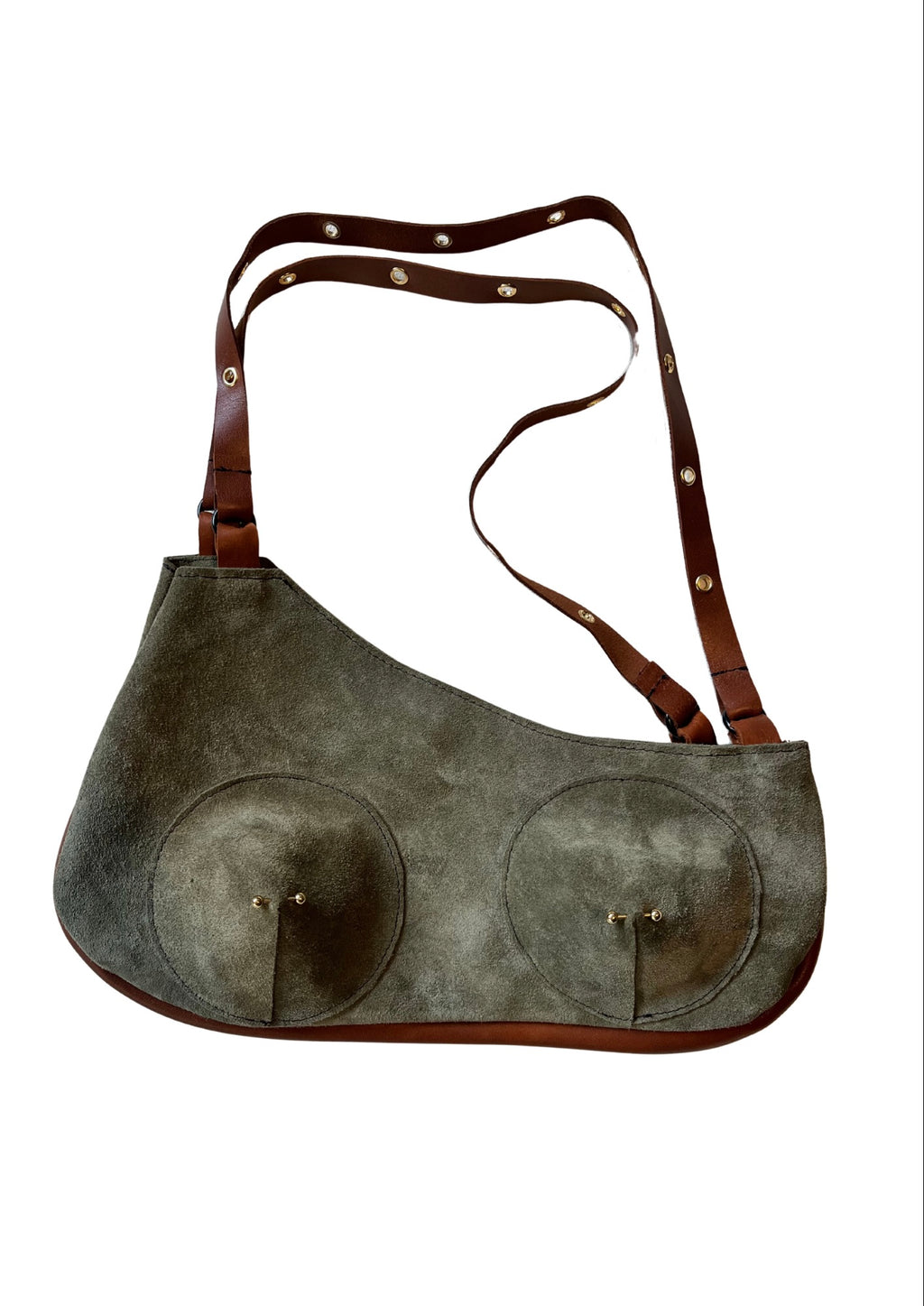 Sage Pierced Shoulder Bag