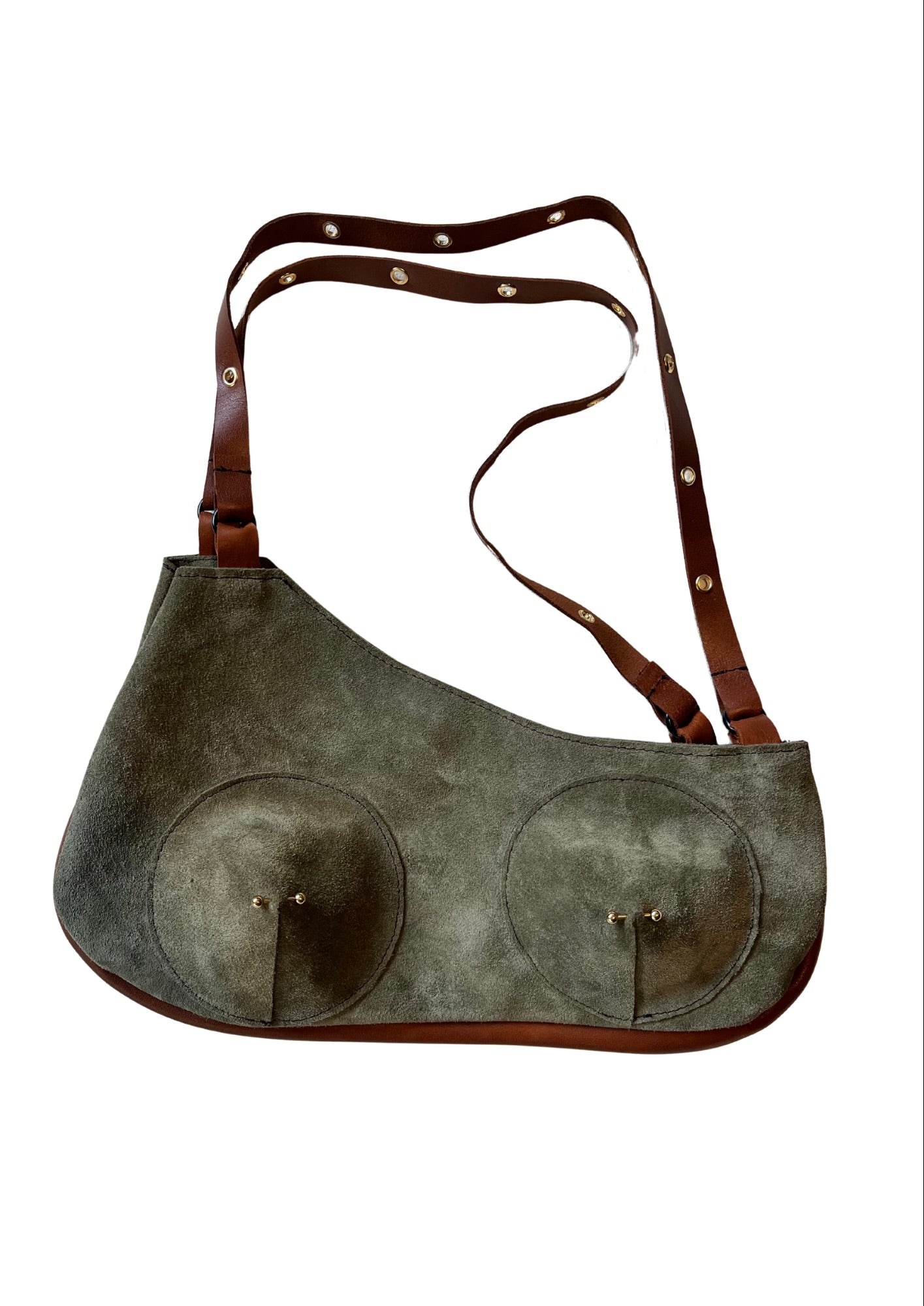 Sage Pierced Shoulder Bag