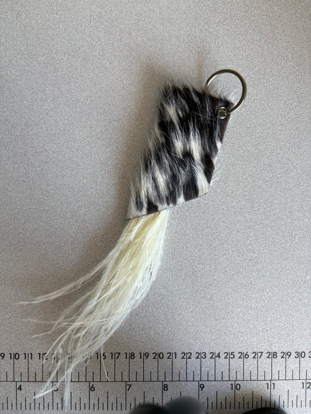Cowhide Feather Lighter Holder 003