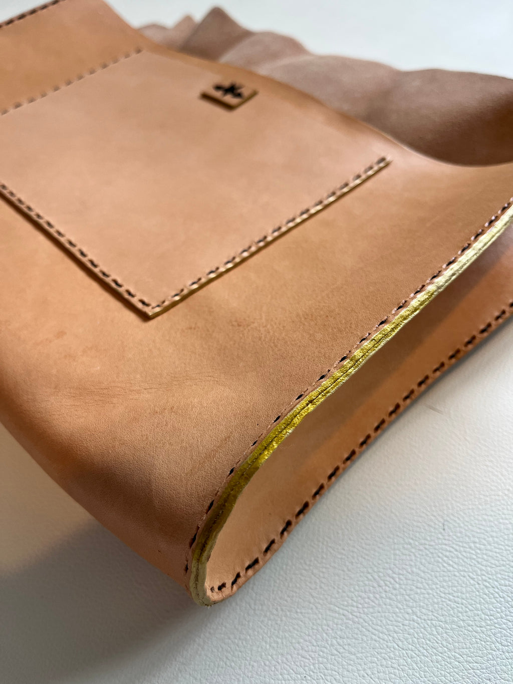 Gold Pierced Pair Clutch