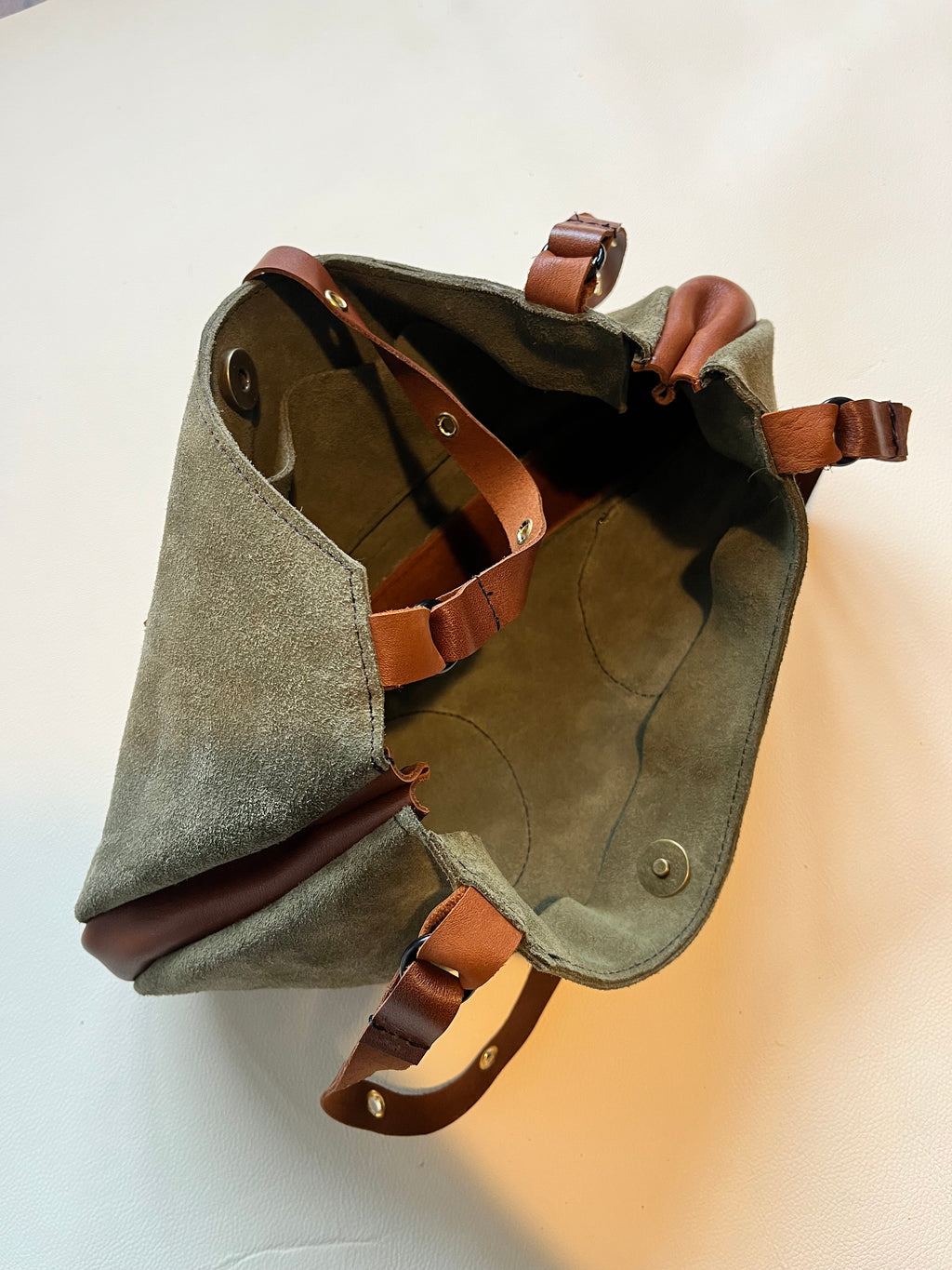 Sage Pierced Shoulder Bag