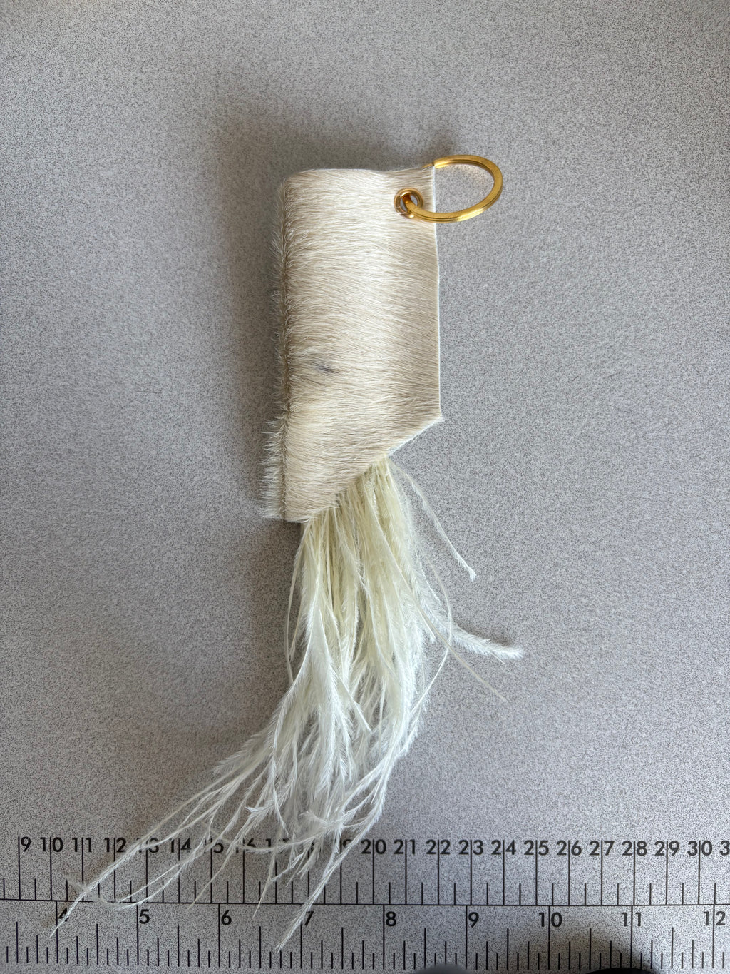 Cowhide Feather Lighter Holder 005