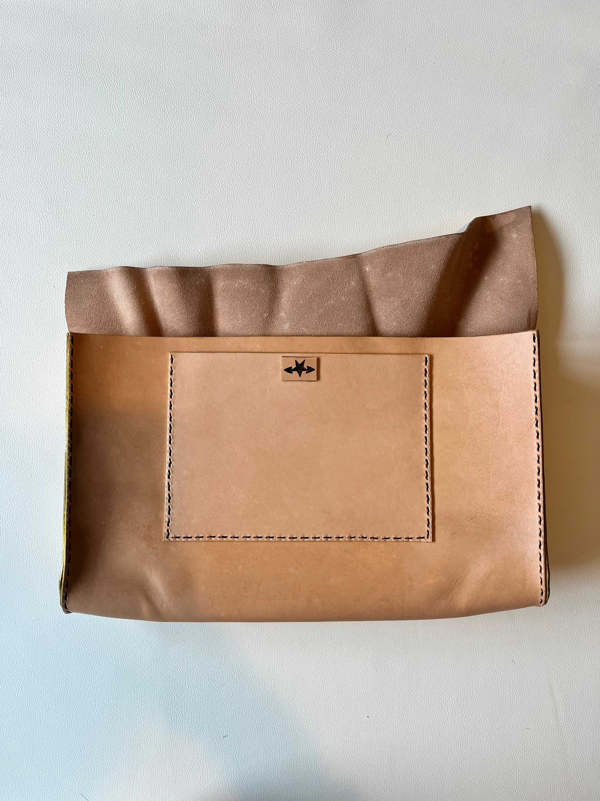Gold Pierced Pair Clutch