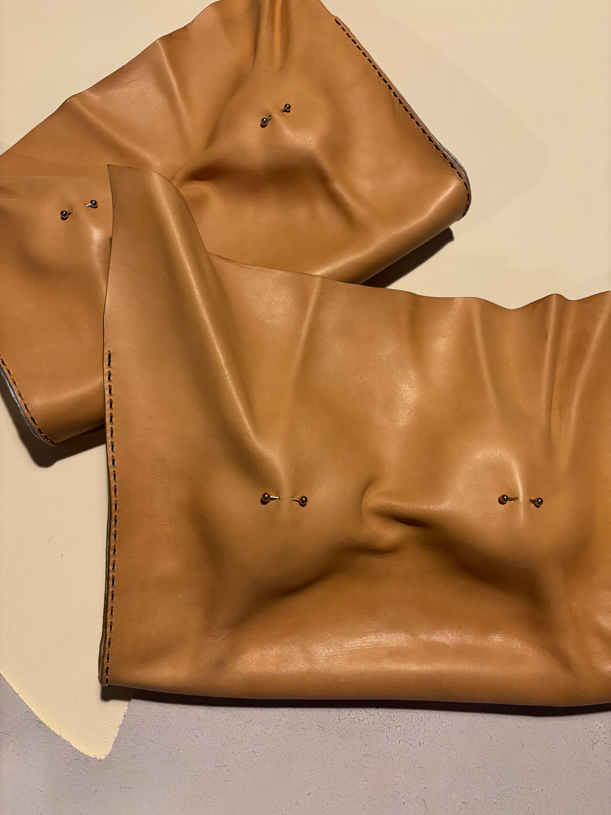 Pierced Pair Leather Bag