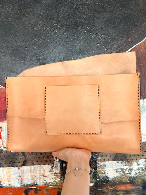 Plain Pair Leather Bag