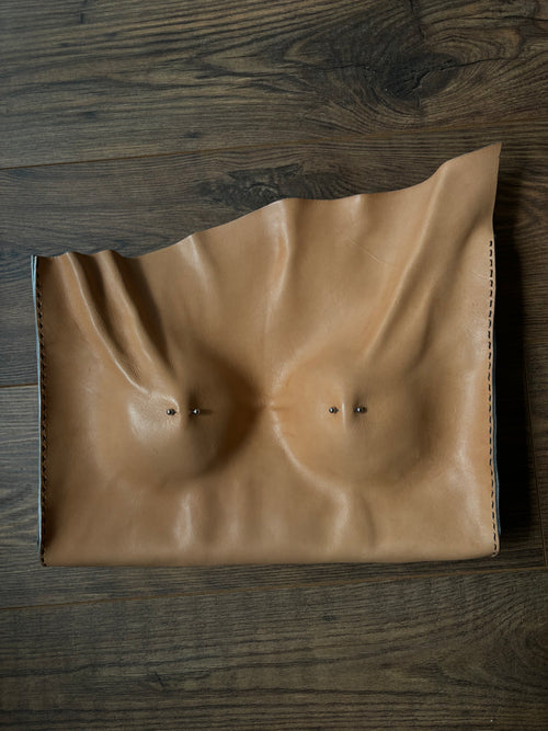 Pierced Pair Leather Bag