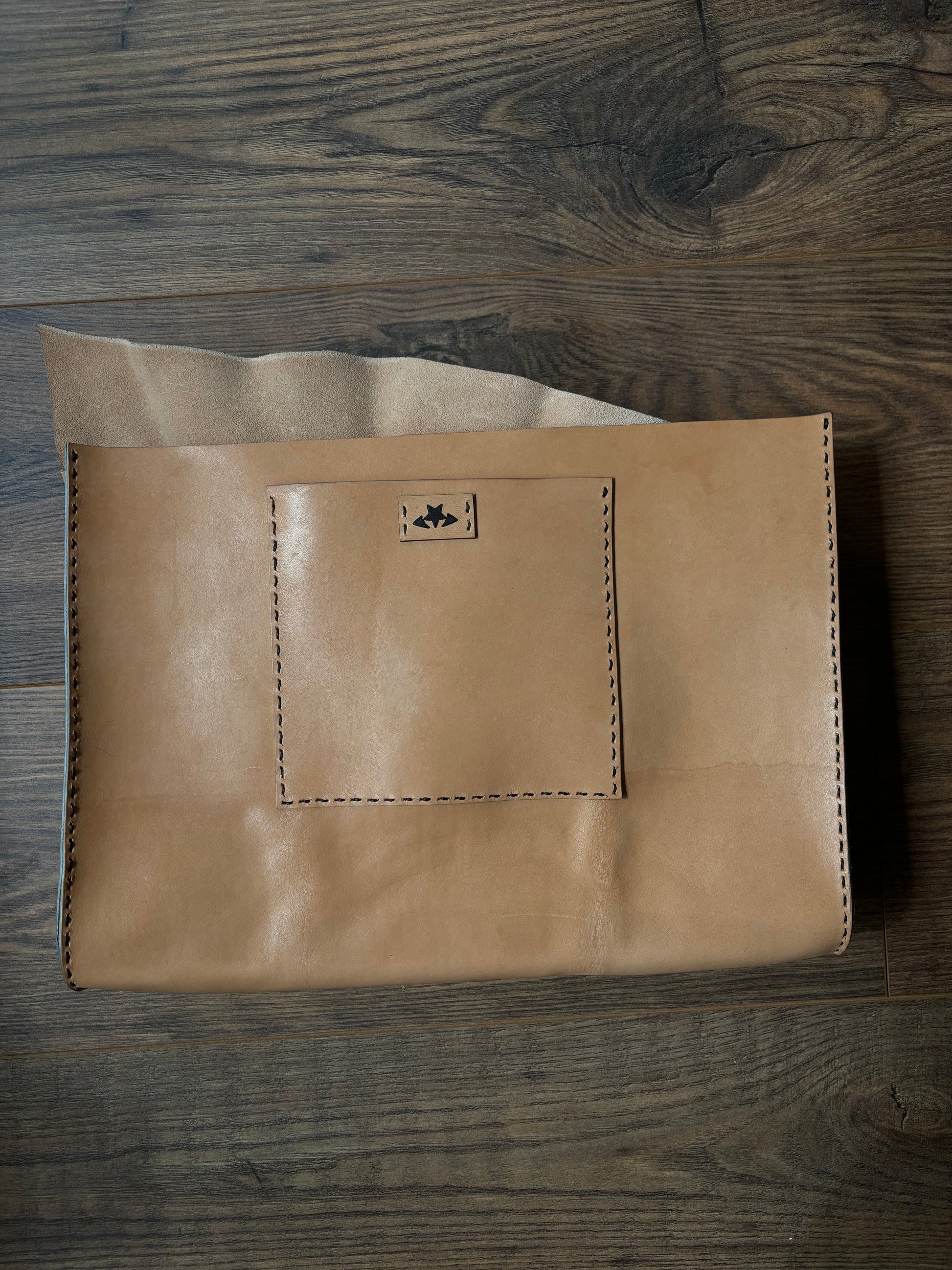 Pierced Pair Leather Bag