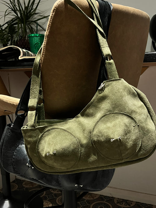 Moss Pierced Shoulder Bag